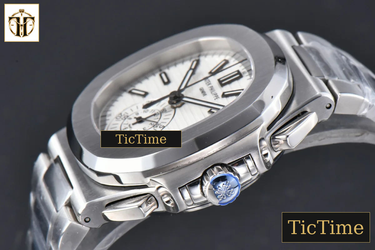 Nautilus 5980 40.5mm PPF White Dial SS Bracelet A28-520 — foto 10