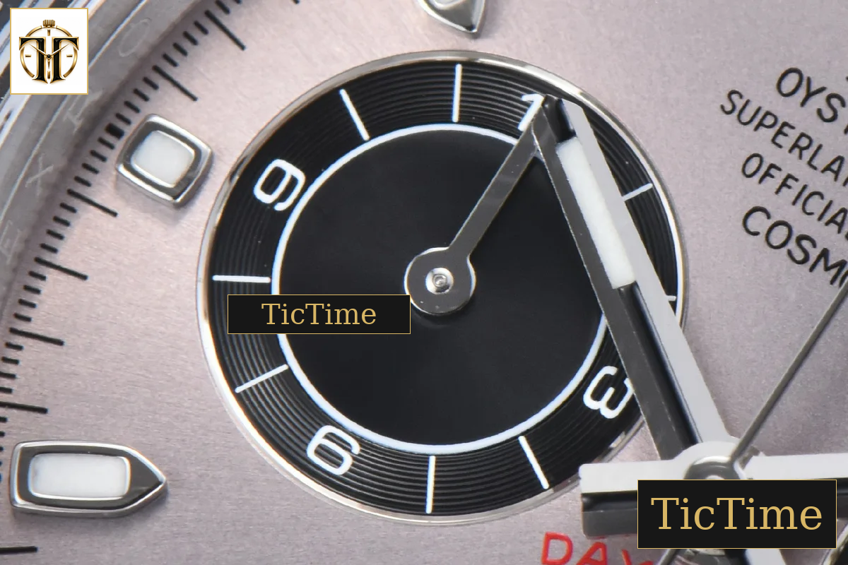 Daytona 116509 40mm Clean Factory SS Gray Dial Black Subdial SS Bracelet A4130 — foto 7