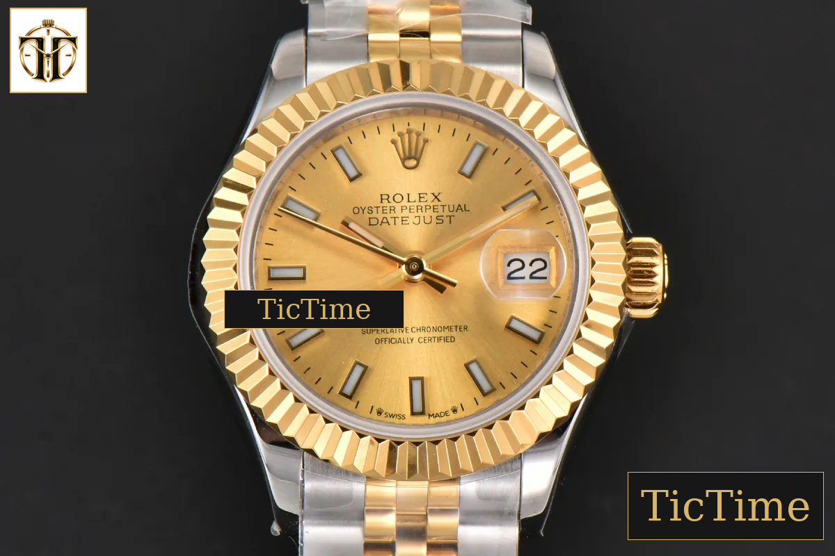 DateJust Ladies 28mm WF YG/SS YG Dial Jubilee Bracelet A2236 — foto 2