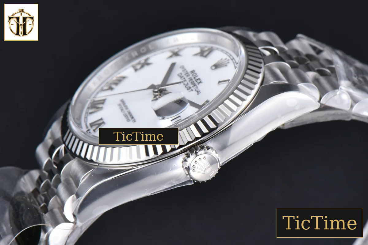 DateJust white Dial Roma Maker Jubilee Bracelet 126234 36mm Clean Factory VR3235 — foto 11