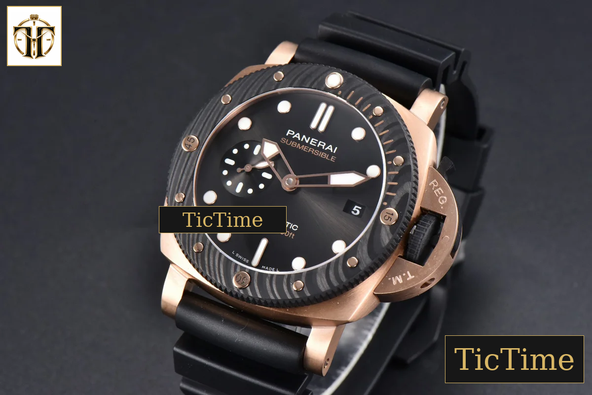 PAM1070 44mm VSF RG Sub Quaranta Black Dial Black Rubber Strap P900 — foto 4