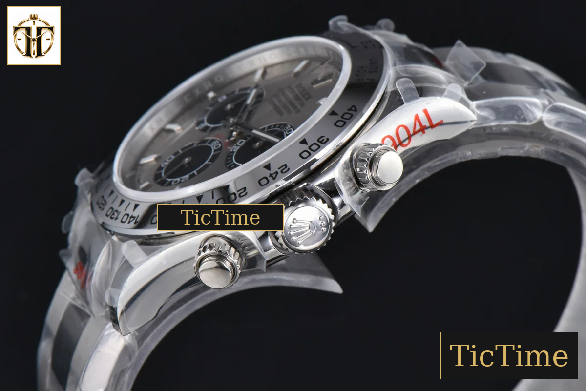 Daytona 904L 126509 40mm BPF SS Grey Dial Black Subdial SS Bracelet SH4131 — foto 12