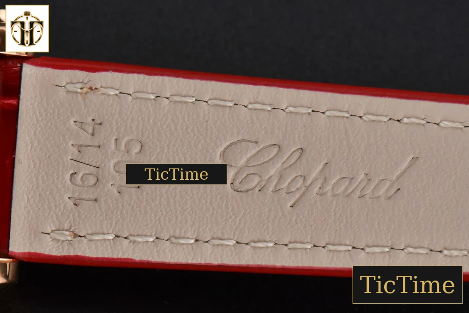 Happy Sport Automatic 33mm HWF RG White Dial Red Leather Strap A2892 — foto 19