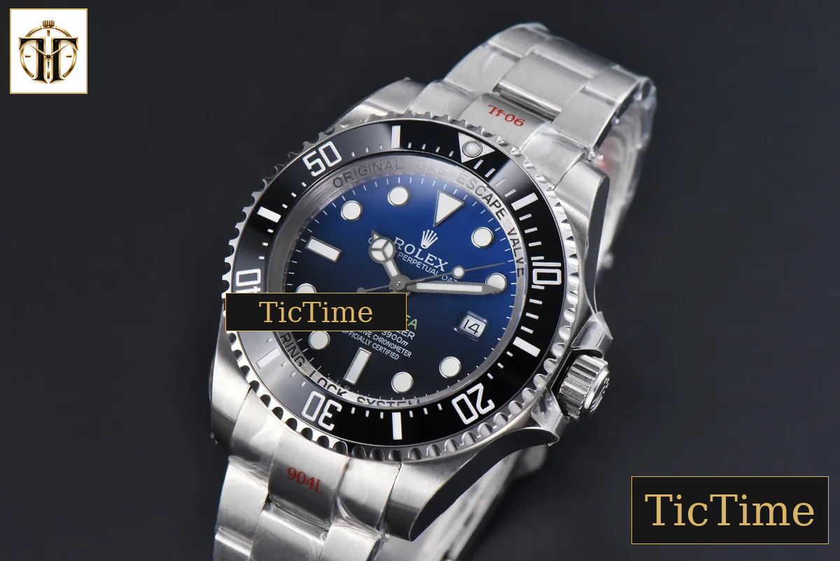 DeepSea Dweller 126660 44mm GMF SS Gradient Blue Dial SS Bracelet VR3235 — foto 4
