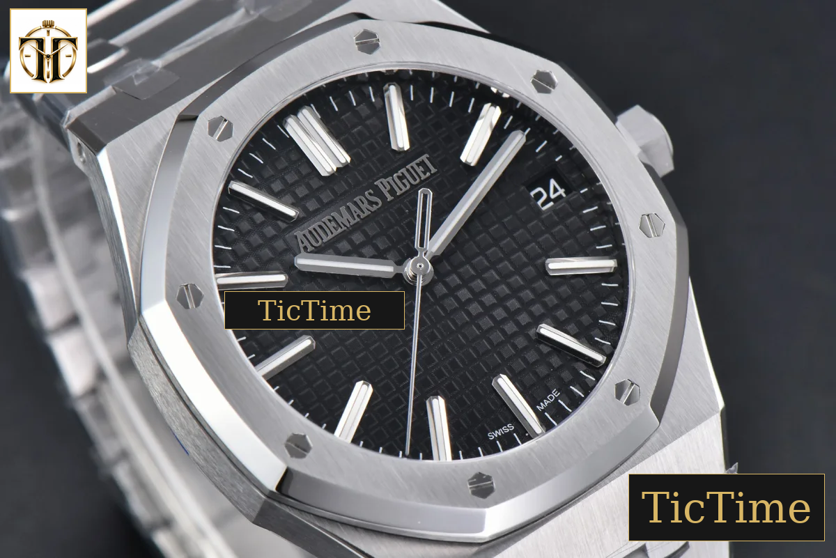 Royal Oak ’50th Anniversary’ 15510 41mm ZF Black Dial SS Bracelet SA4302 — foto 13
