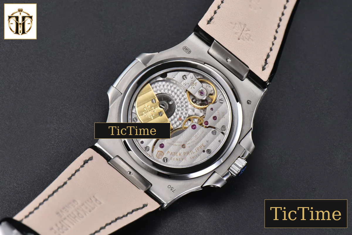 Nautilus 5712 40mm PPF SS Gray Dial Black Leather Strap V4 A240 — foto 16