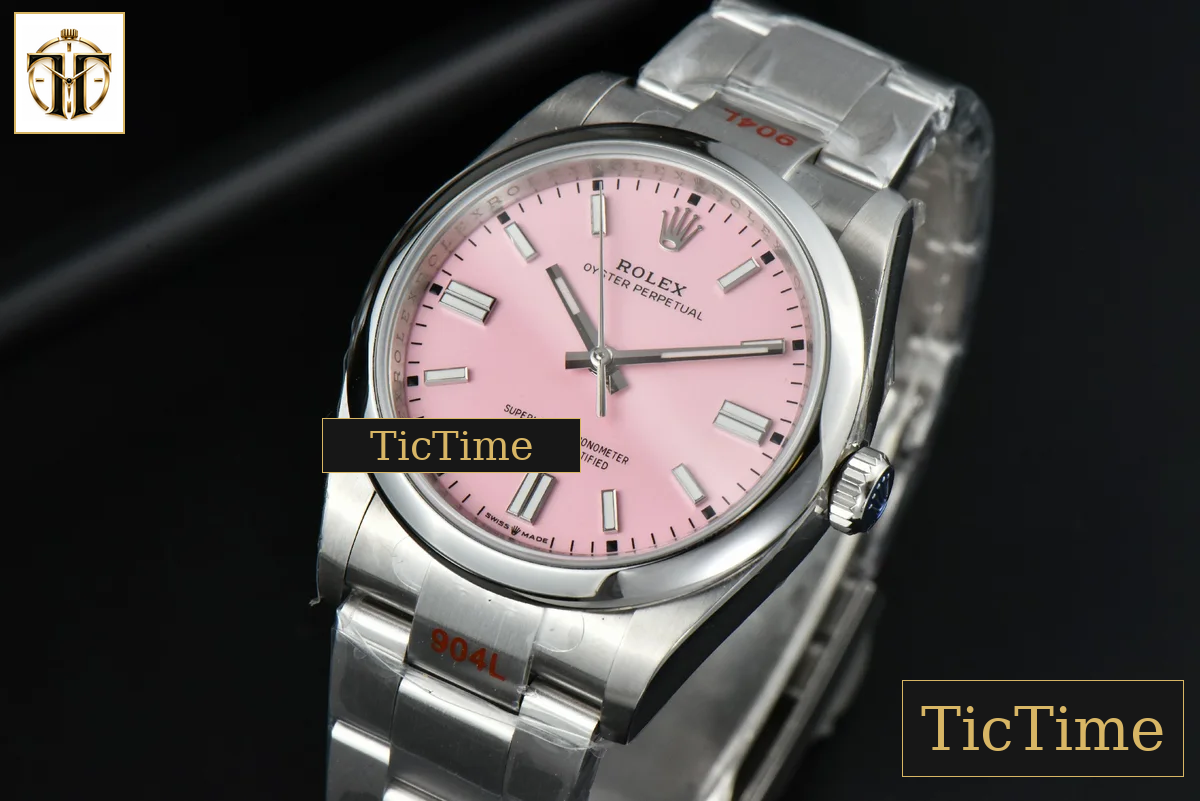 Oyster Perpetual 126000 36mm EWF Pink Dial SS Bracelet A3230 — foto 4