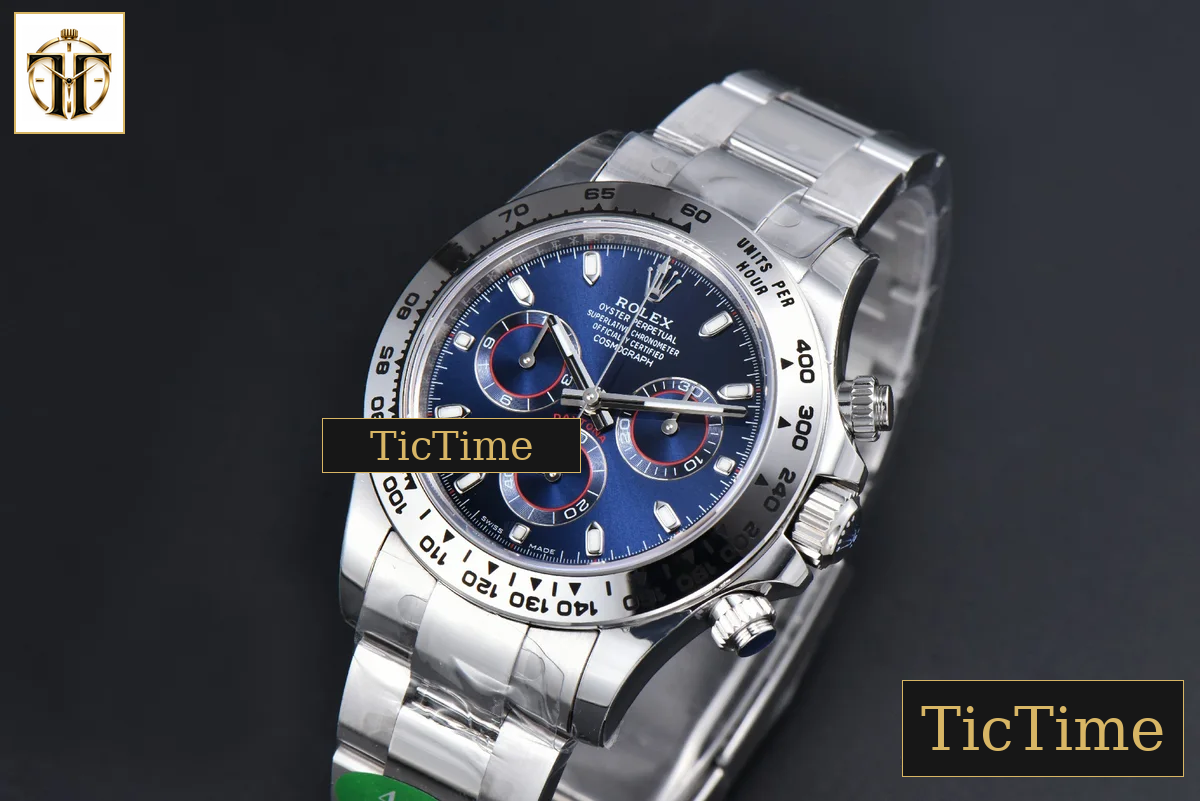 Daytona 116509 APSF SS Blue Dial Lume Marker SS Bracelet SH4130 — foto 5
