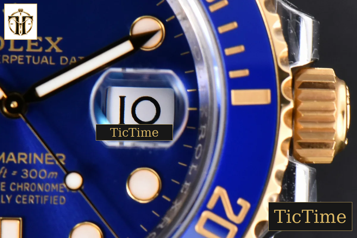 Submariner LB 904L 116613 40mm VSF Blue Ceramic YG/SS Bracelet VS3135 — foto 10