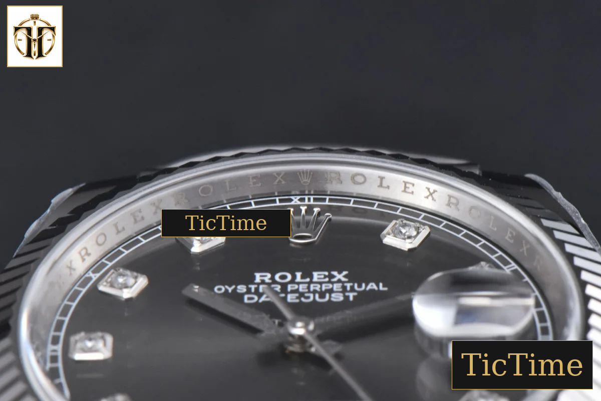 DateJust 904L 126334 41mm CF Gray Dial Diamond Marker Jubilee Bracelet VR3235 — foto 13