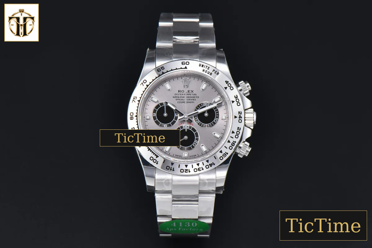 Daytona 116509 APSF SS Silver Dial Lume Marker SS Bracelet SH4130 — foto 3