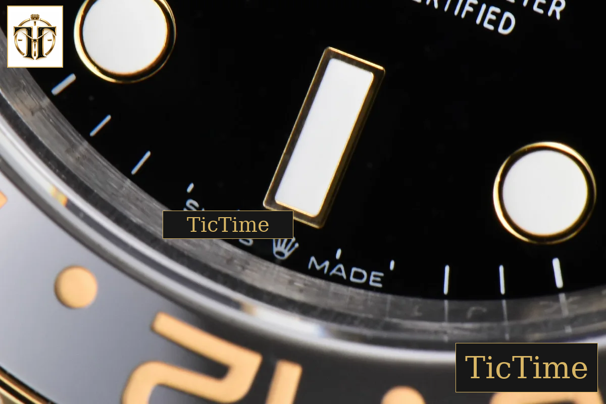 GMT Master II 904L 126713 40mm GMF YG/SS Black/Gray Bezel Black Dial Jubilee Bracelet SH3285 — foto 9