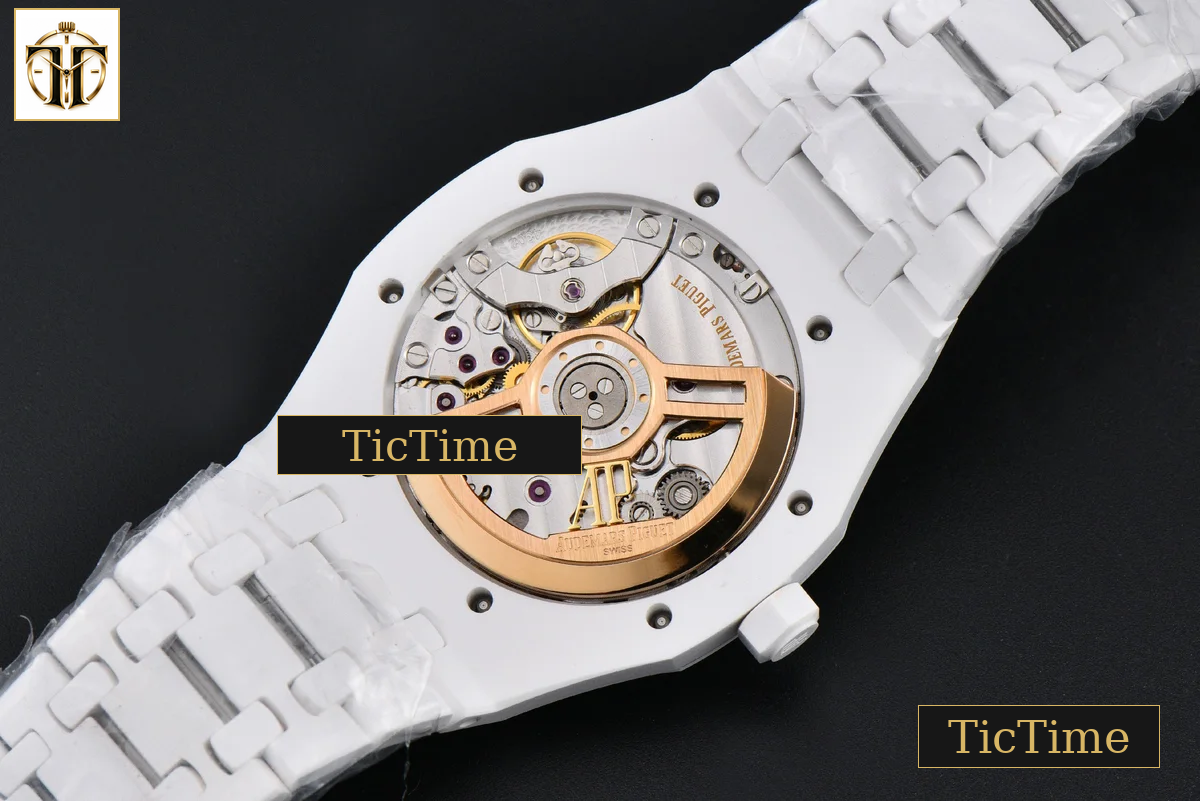 Royal Oak 15500 41mm APSF White Ceramic Takashi Murakami flower Dial SS Bracelet SA4302 — foto 15