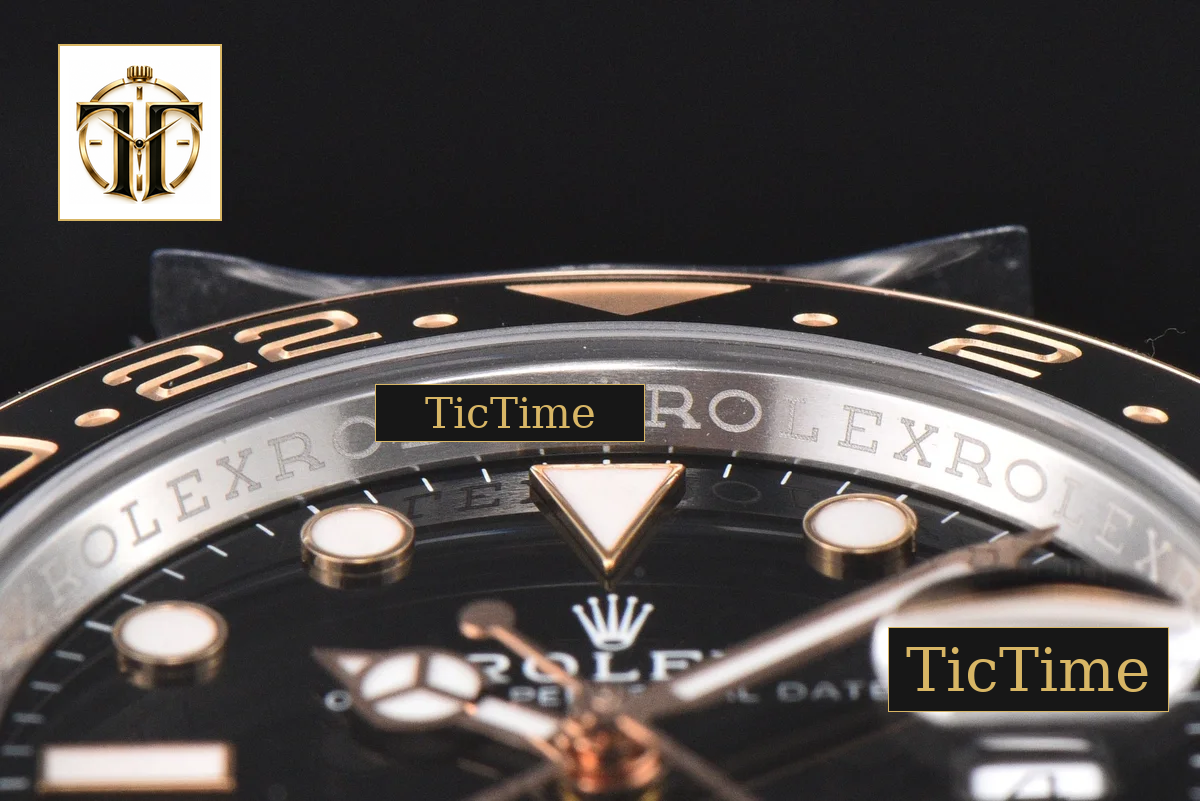 GMT Master CHNR Rootbeer 126711 Gold Factory YG/SS Oyster Bracelet V4 Weighted — foto 15