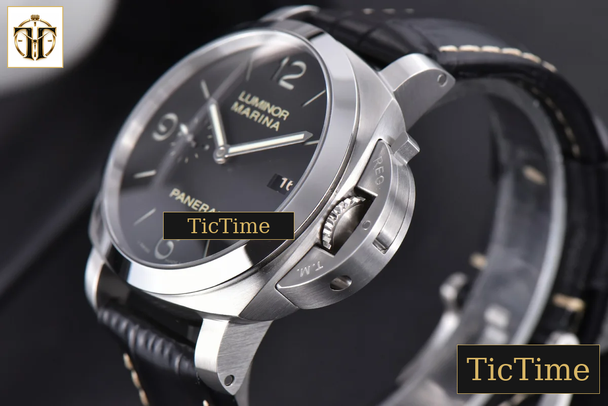 Luminor 1950 3 Days PAM312 44mm VSF Black Dial Leather Strap P9000 — foto 10
