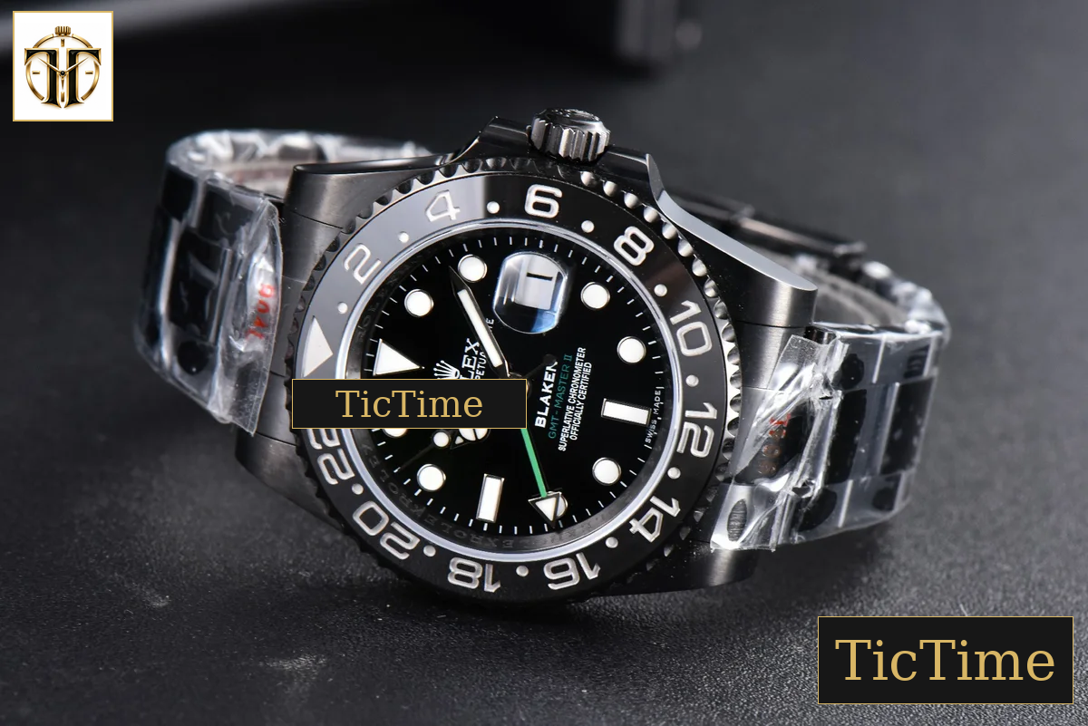 Blaken GMT Master LN 116710 IPKF Green Hand PVD Bracelet A2836 — foto 28