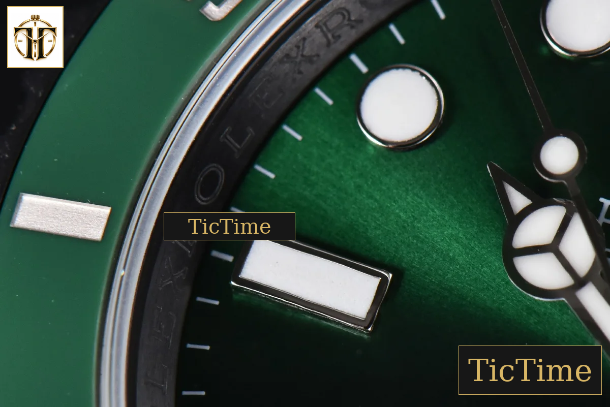 Blaken Submariner LV 116610 IPKF Green PVD Bracelet A2836 — foto 7