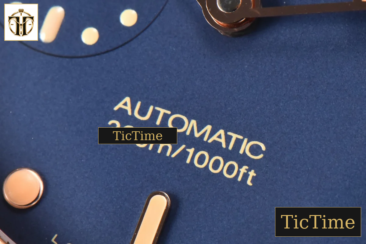 Submersible Quaranta PAM1074 42mm VSF Bronze Blue Dial Blue Leather Strap P900 — foto 7