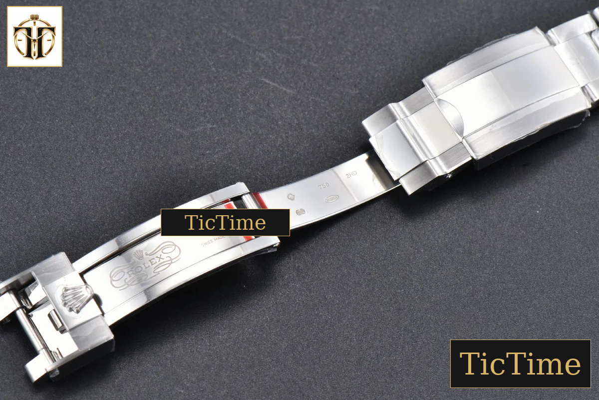 Daytona 116509 40mm Clean Factory SS Black Dial Diamond Marker SS Bracelet A4130 — foto 35