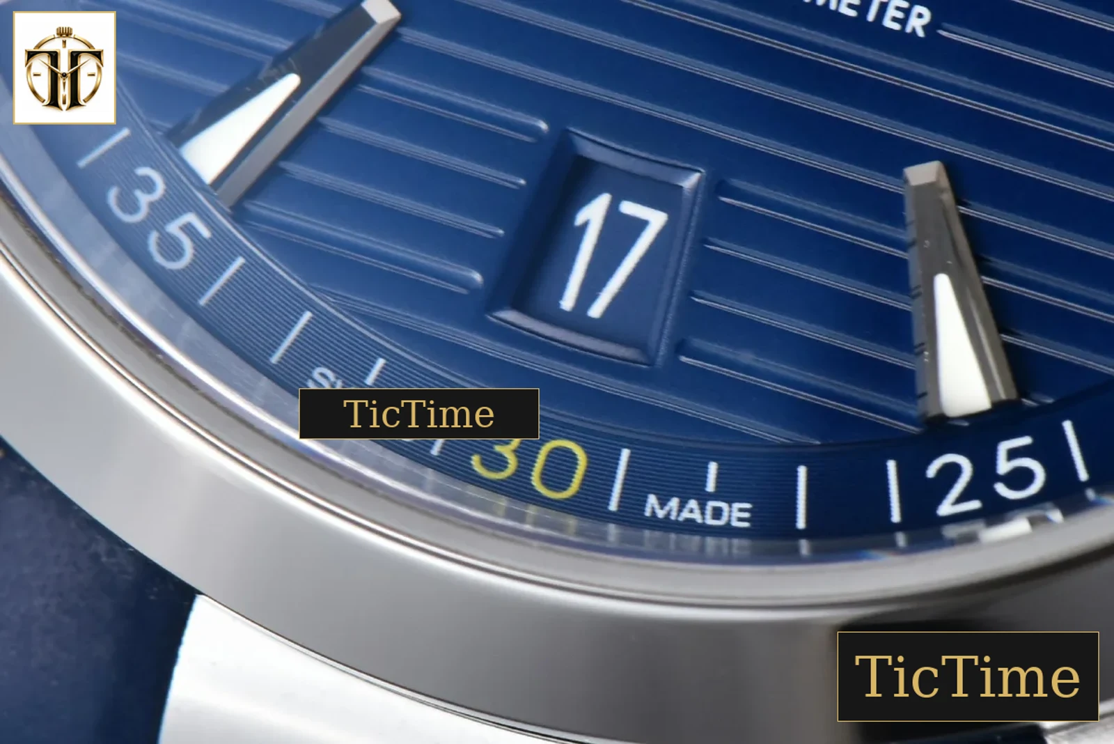 Aqua Terra 150M 41mm VSF SS Dark Blue Dial Yellow Hand Dark Blue Rubber Strap A8900 — foto 7