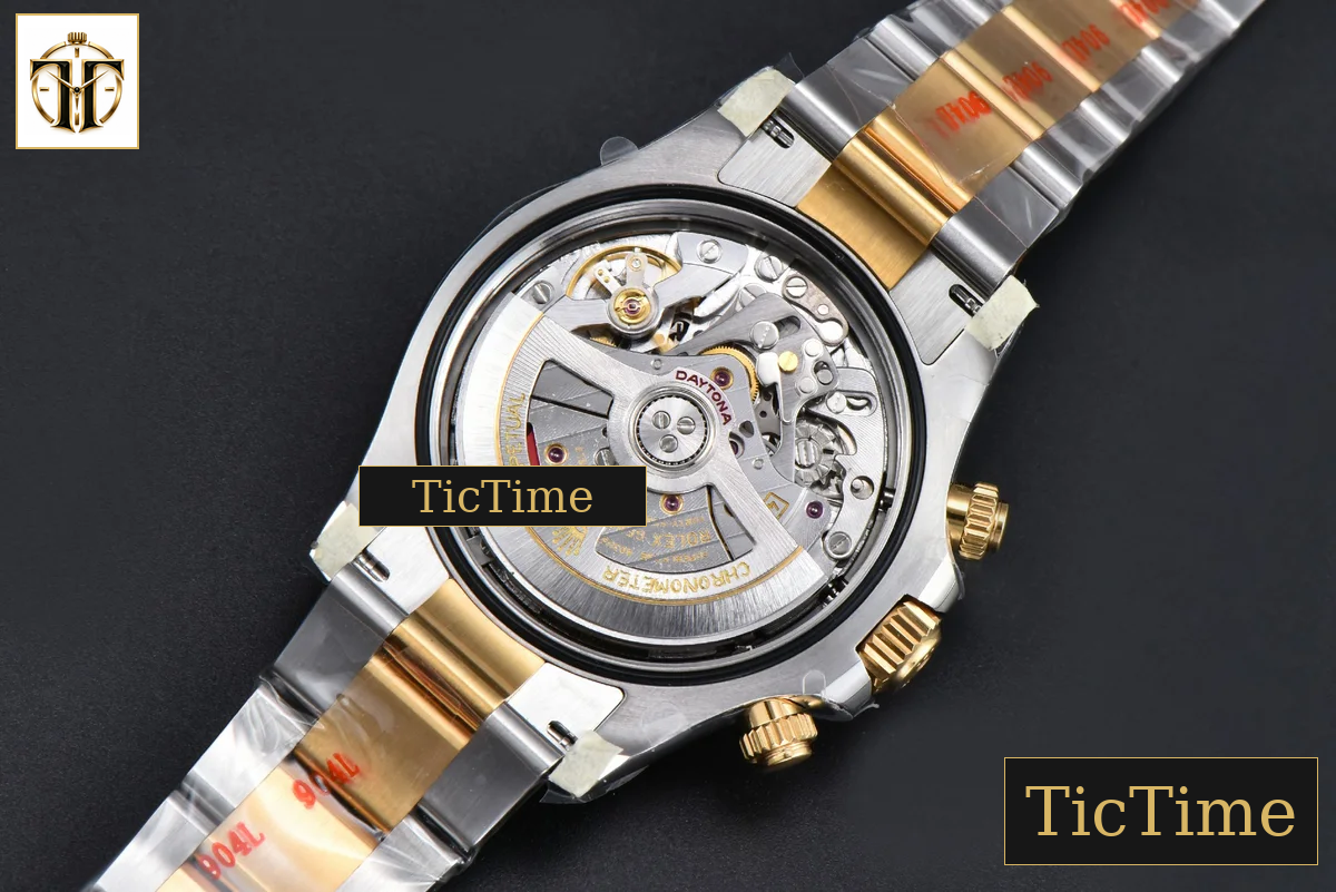 Daytona 126503 40mm Clean Factory White Dial Lume Marker YG/SS Bracelet SH4131 — foto 21