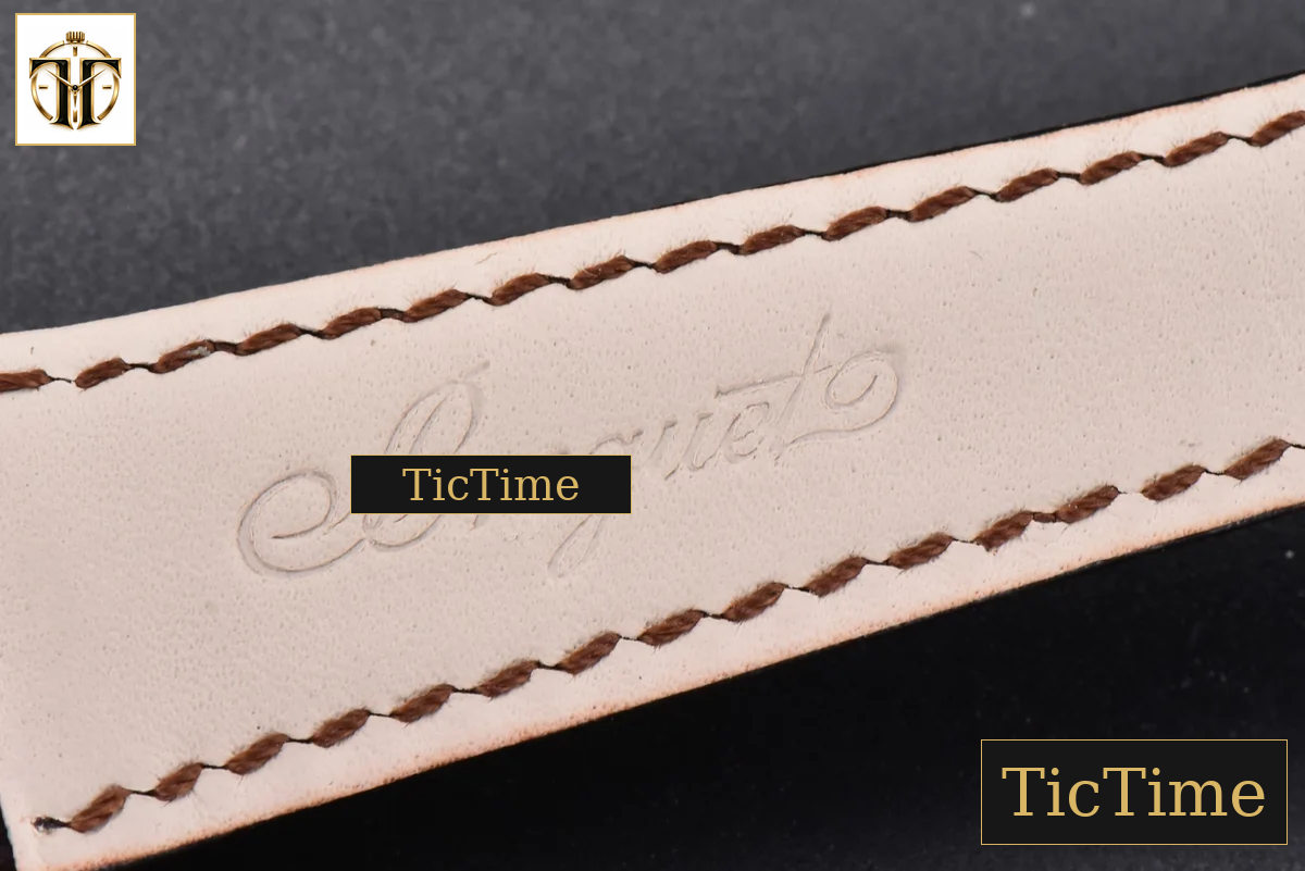 Tradition 7057BR 40mm ZF RG Gray Dial White Subdial Black Leather Strap A505 — foto 18
