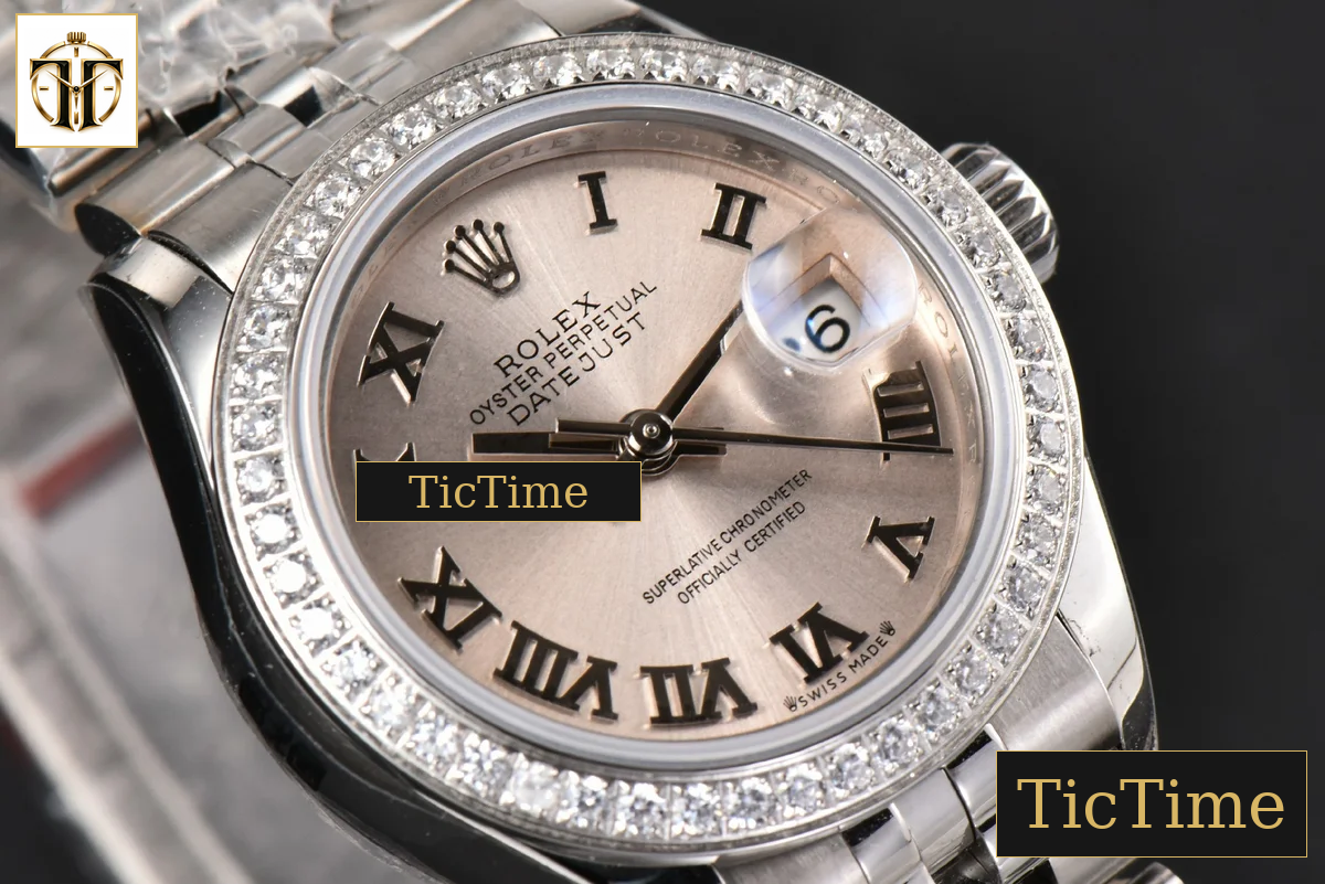 DateJust Ladies 28mm WF Diamond Silver Dial Roma Marker Jubilee Bracelet A2236 — foto 13