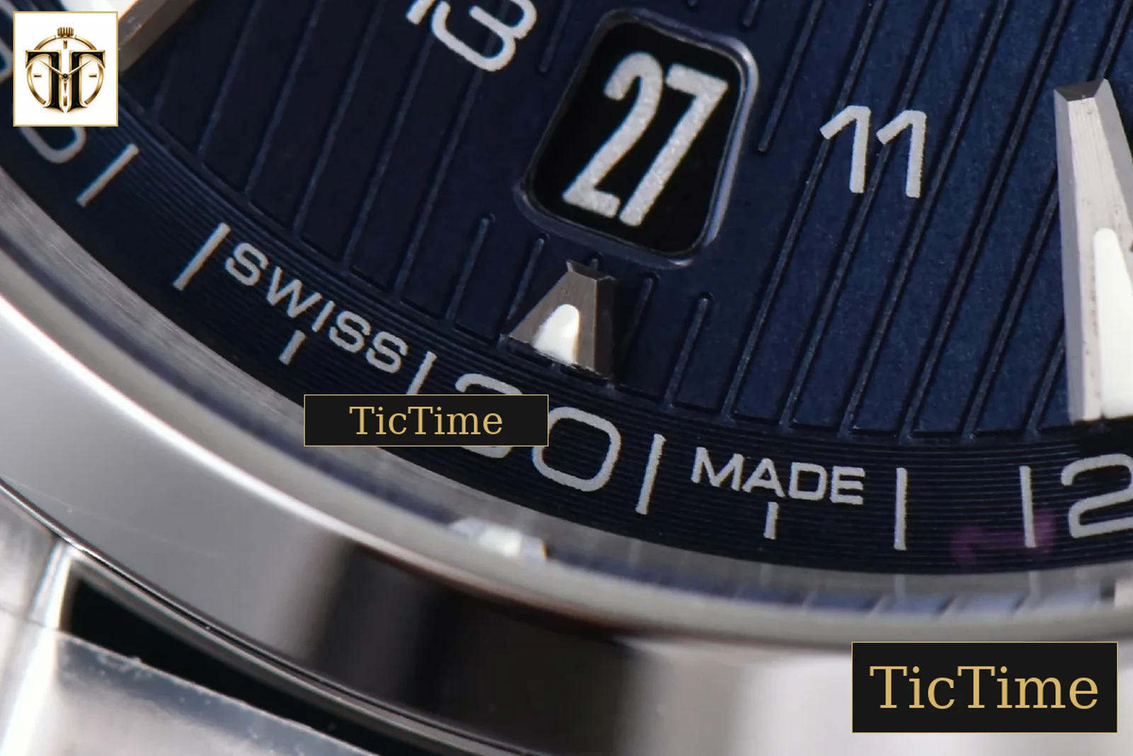 Aqua Terra 150M GMT 41.5mm VSF Blue Textured Dial SS Bracelet A8605 — foto 8