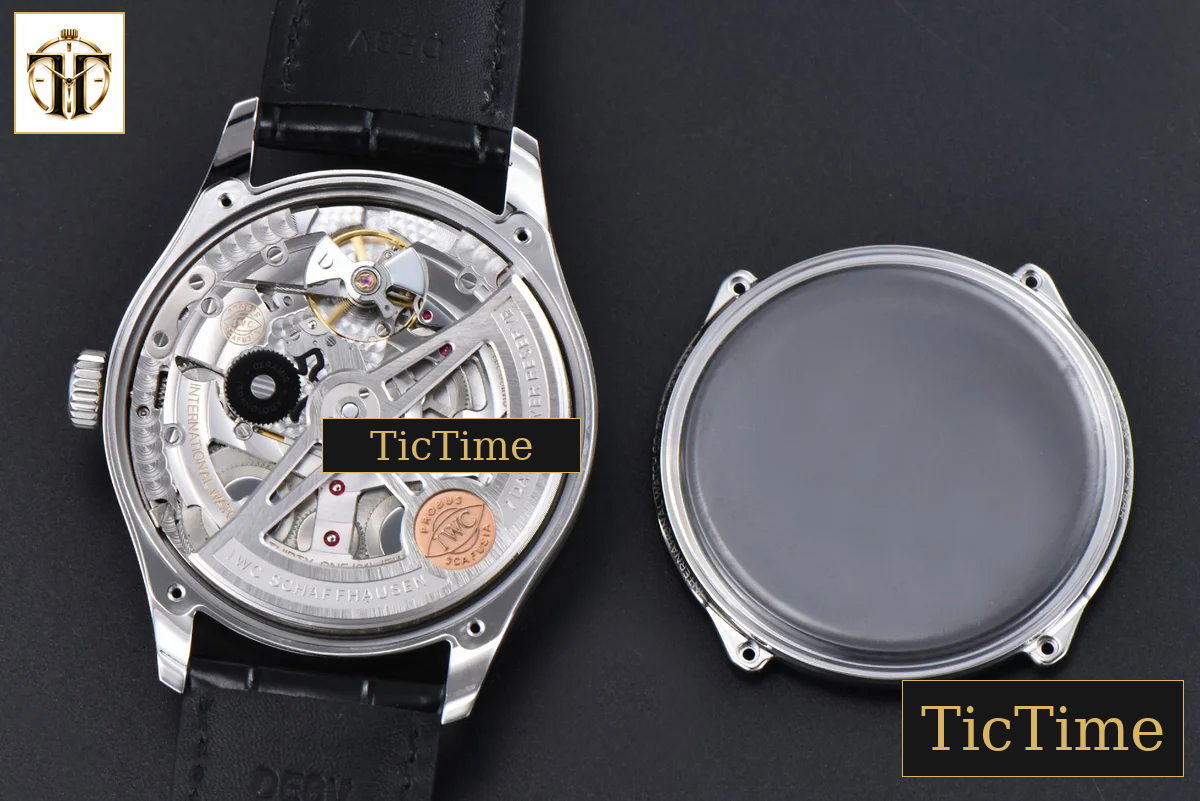 Portugieser Automatic 7 Days IWC0559E 42mm APSF SS White Dial YG Numeral Markers Black Leather Strap A52010 — foto 15