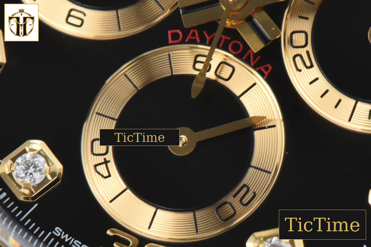 Daytona 116503 40mm Clean Factory YG/SS Black Dial Diamond Marker YG/SS Bracelet A4130 — foto 9
