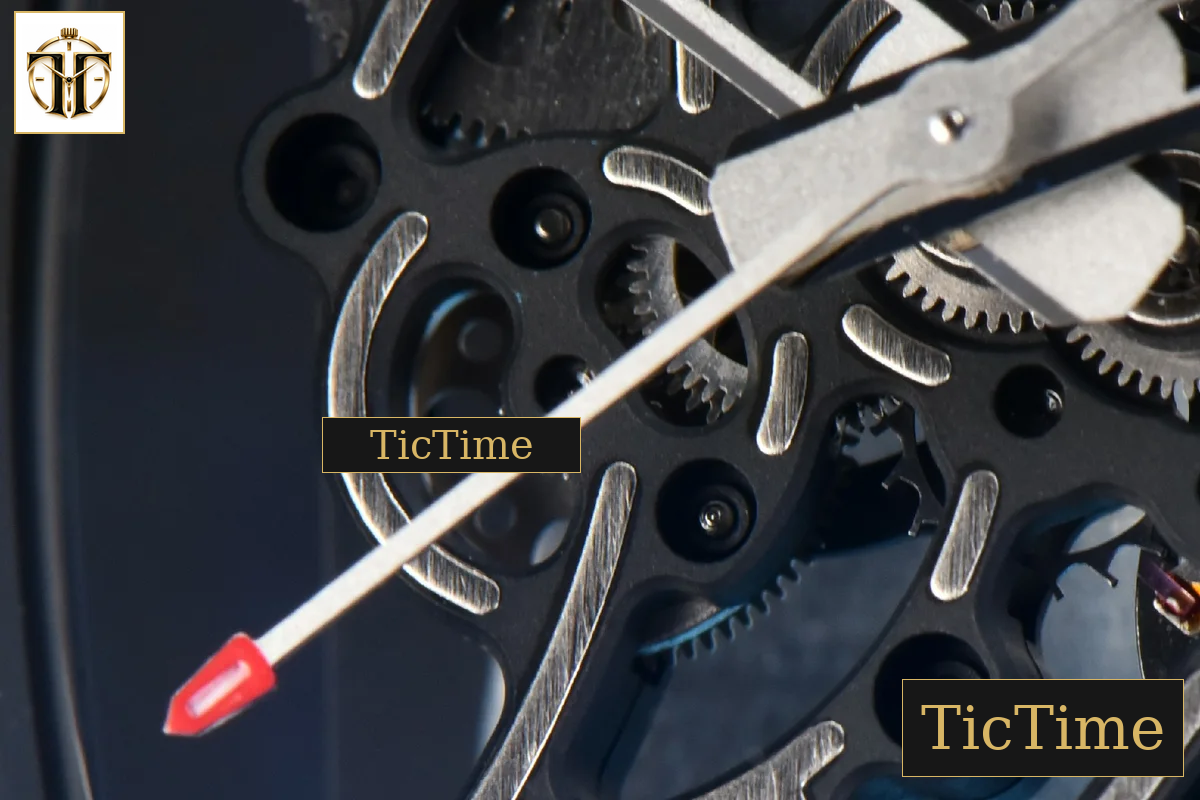 NTPT RM055 42.7mm APSF Blue Skeleton Dial Black Bezel Blue Crown Blue Rubber Strap RMUL2 — foto 8