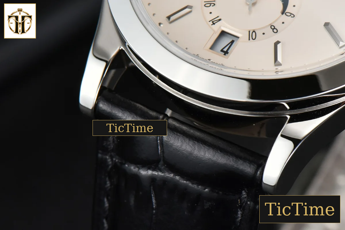 Complications 5396 38.5mm ZF White Dial Moonphase Stick Markers Black Leather Strap MY9015 — foto 9