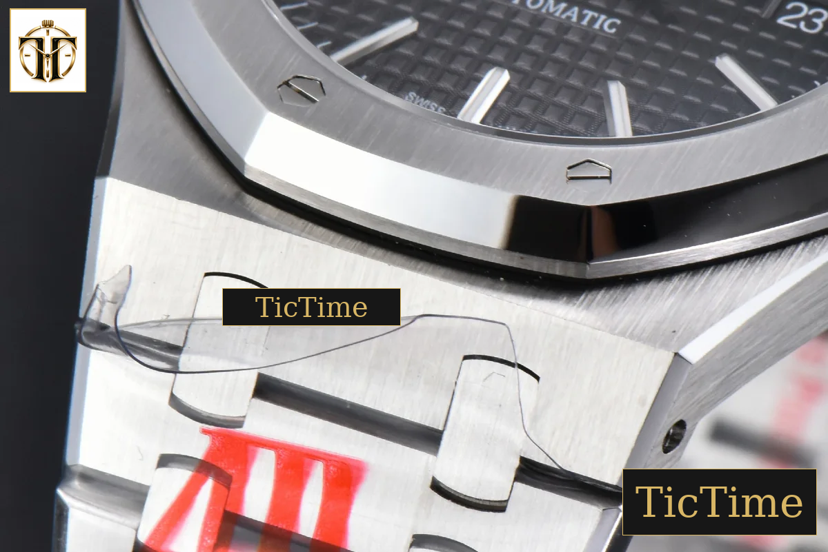Royal Oak 15400 41mm ORF Black Textured Dial SS Bracelet A3120 — foto 11