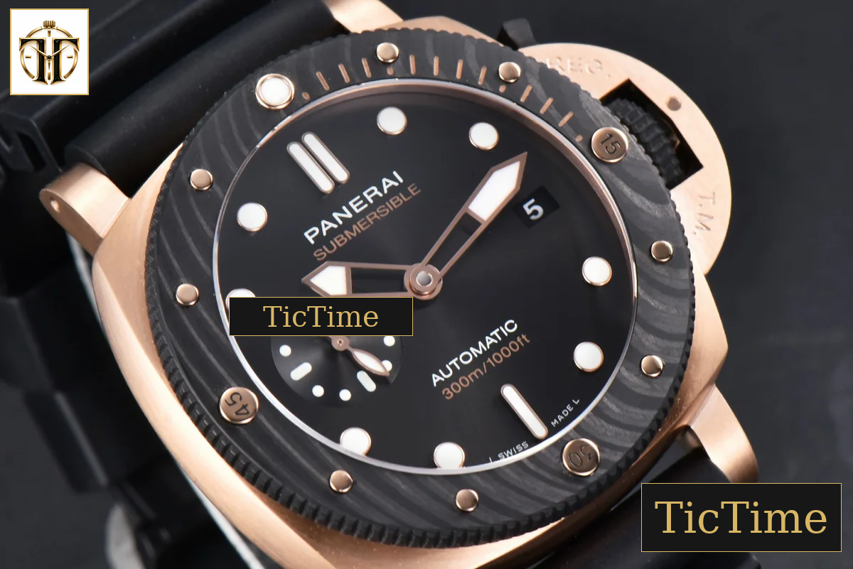 PAM1070 44mm VSF RG Sub Quaranta Black Dial Black Rubber Strap P900 — foto 12
