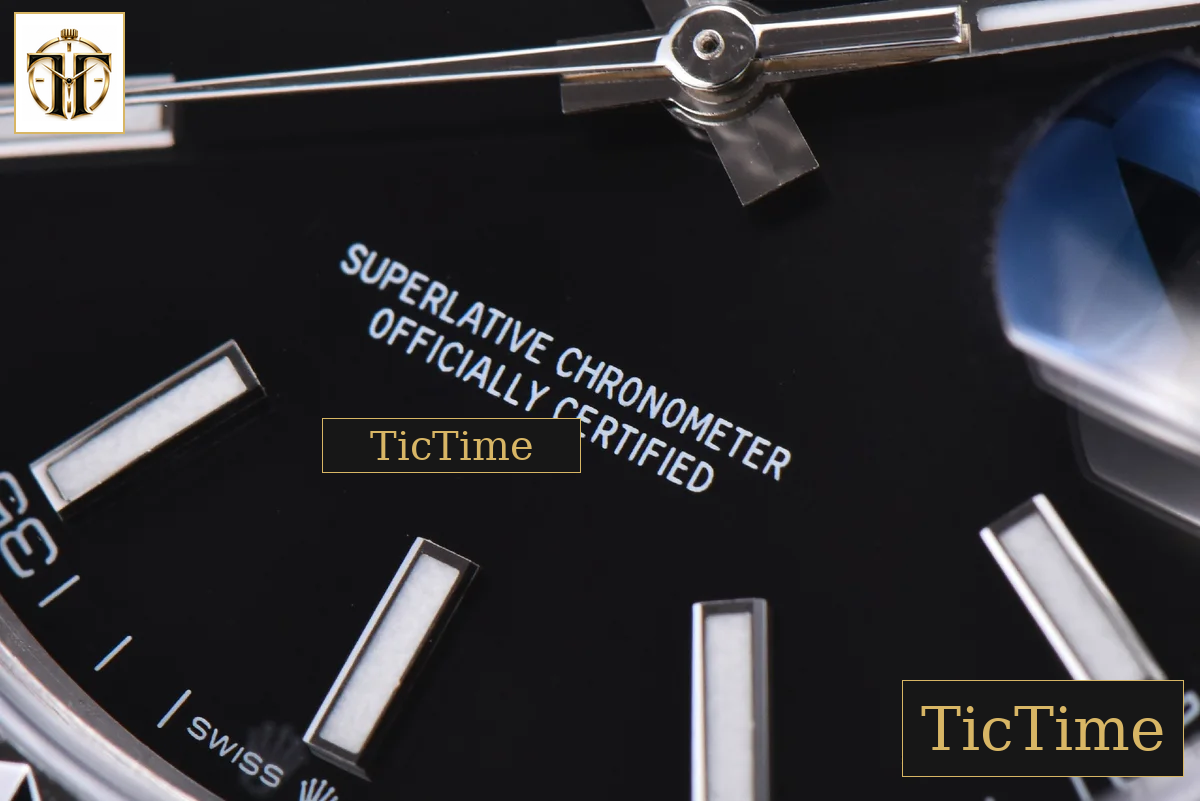 Datejust 41mm GMF SS Black Dial Lume Marker Fluted Bezel Jubille Bracelet VR3235 — foto 8