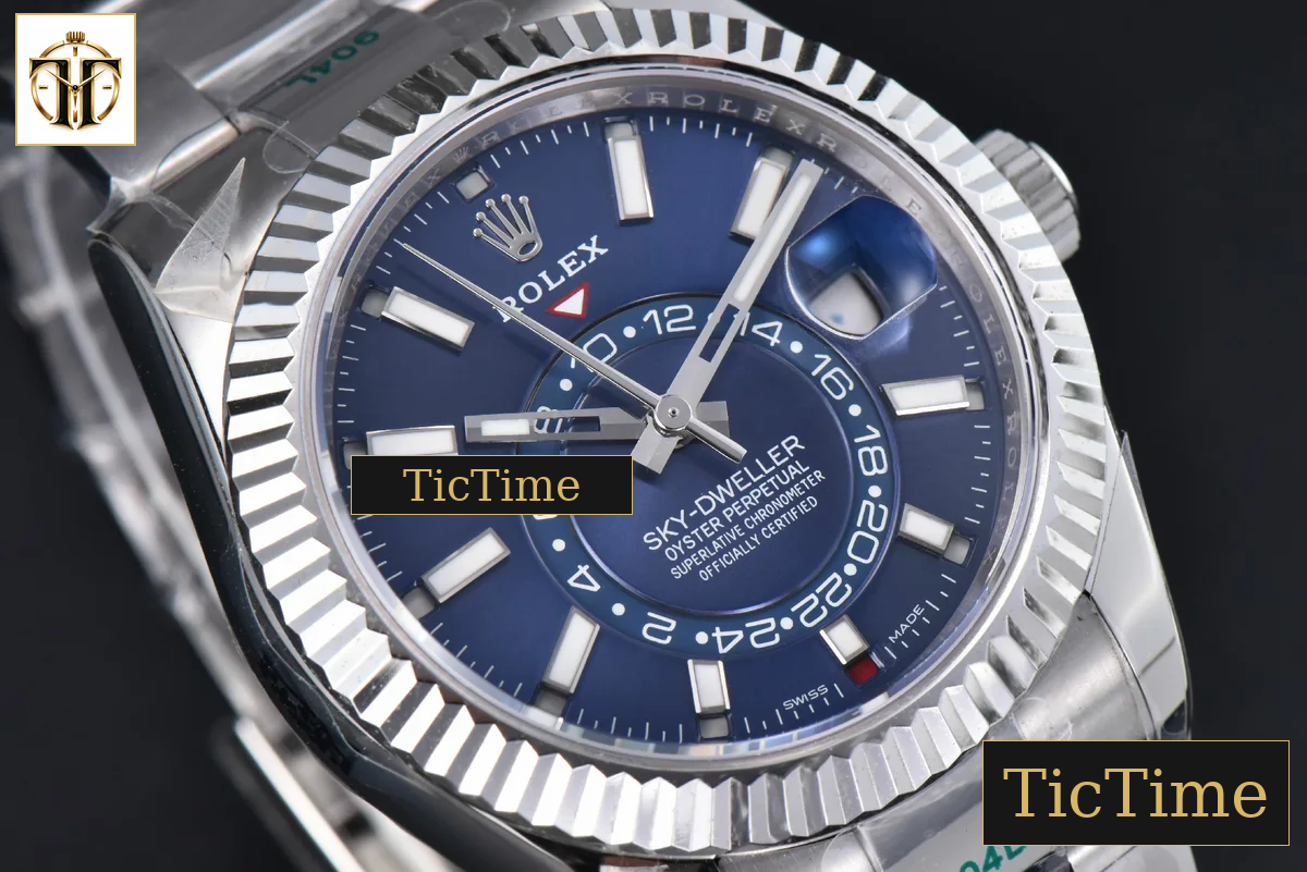 Sky-Dweller 904L 326934 42mm ZF Blue Dial SS Bracelet A2824 — foto 15