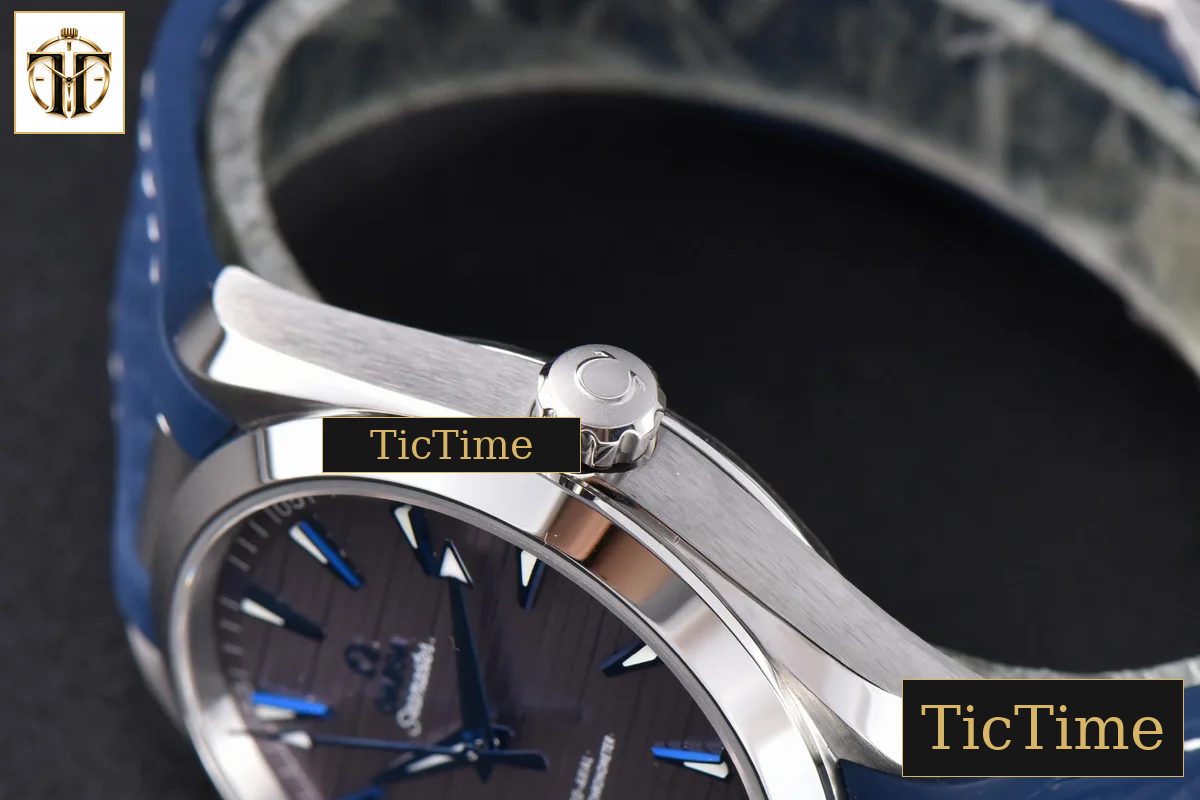 Aqua Terra 150M Seamaster 41mm VSF Gray Dial Blue Hands Blue Rubber Strap A8900 — foto 11