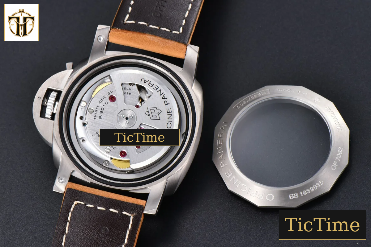 PAM1351 44mm TTF Brown Dial Brown Leather Strap P9001 — foto 19