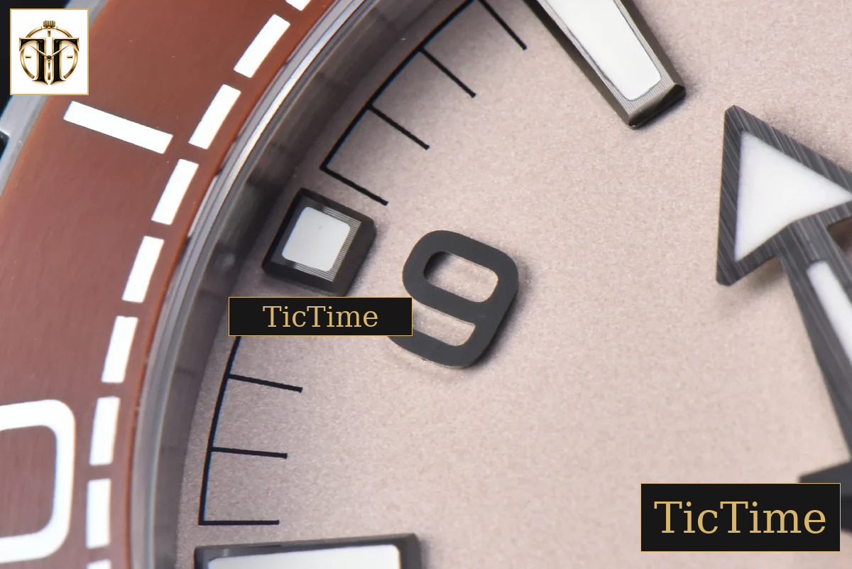 Planet Ocean 43.5mm VSF Brown Salmon Dial Rubber Strap A8900 — foto 5