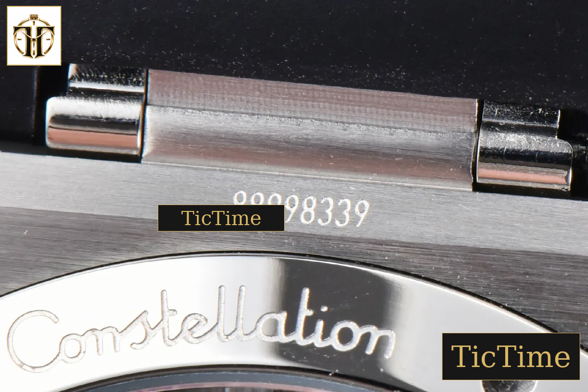 Constellation 41mm VSF Black Ceramic Black Dial Black Gummy Strap A8900 — foto 17
