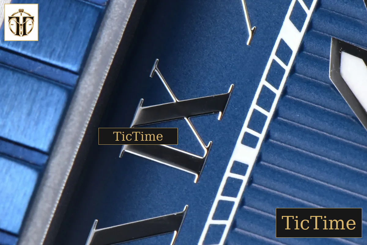 Santos de Cartier XL 40mm AF SS Blue Dial Blue Bezel Blue Rubber Strap Miyota 9015 — foto 5