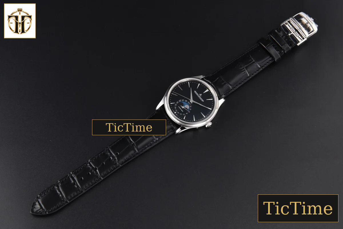 Master Ultra Thin Moonphase 1368420 39mm APSF Black Dial Leather Strap SA925 — foto 4