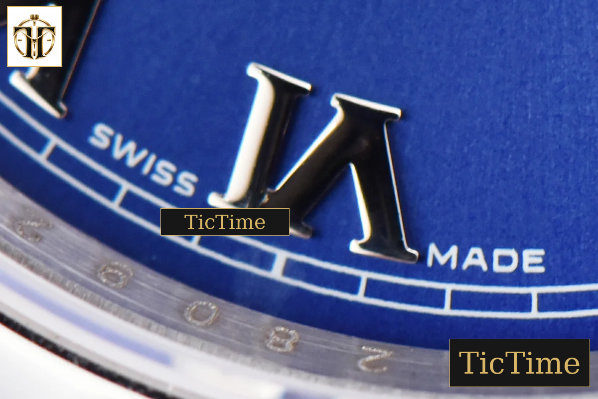DateJust 36mm GMF SS Smooth Bezel Blue Dial Roma Marker Oyster Bracelet VR3235 — foto 8