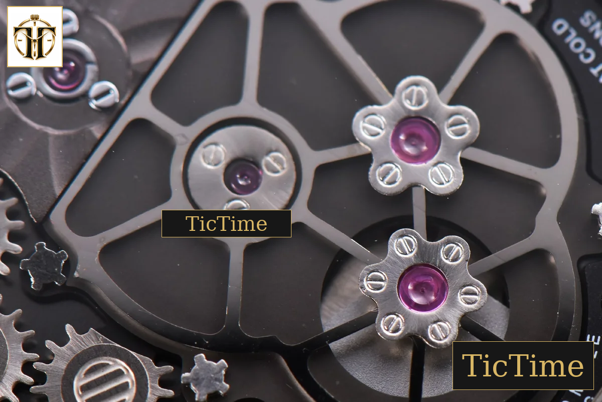 Tourbillon RM001 47mm JBF Titanium Black Skeleton Dial Black Rubber Strap — foto 21