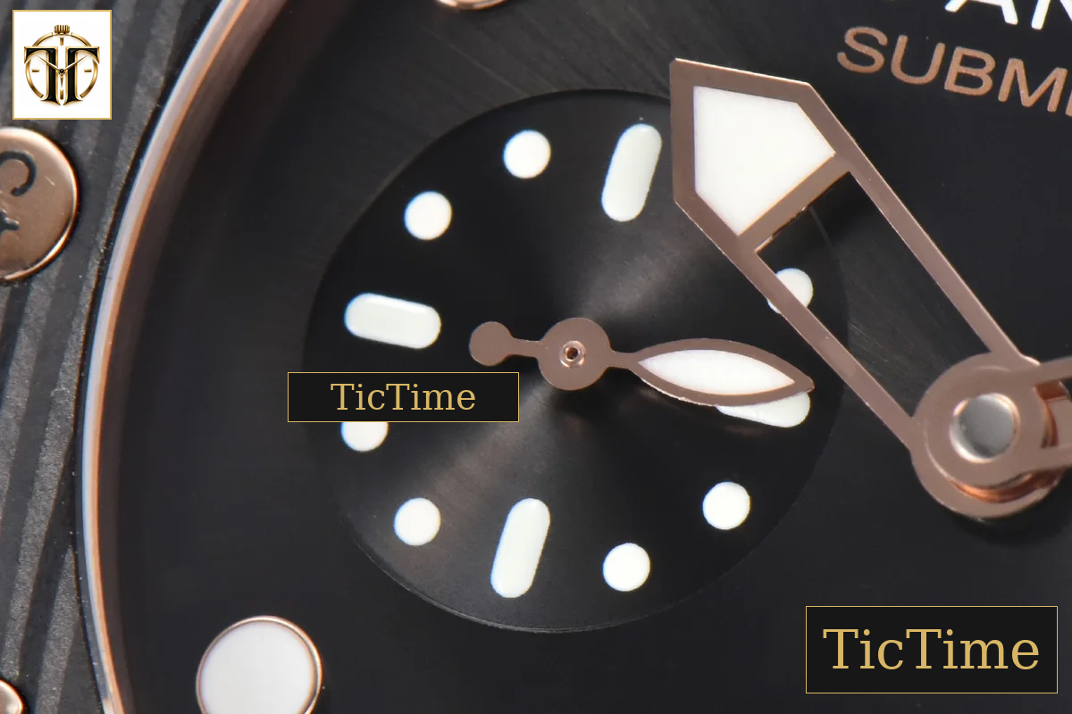 PAM1070 44mm VSF RG Sub Quaranta Black Dial Black Rubber Strap P900 — foto 6