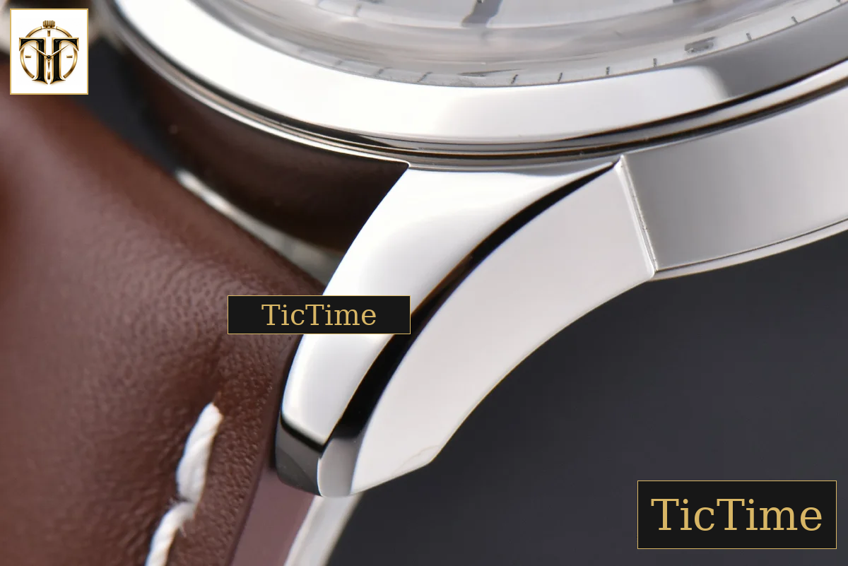 Transocean Day & Date 43mm V7F Silver Dial Brown Leather Strap CA145 — foto 11
