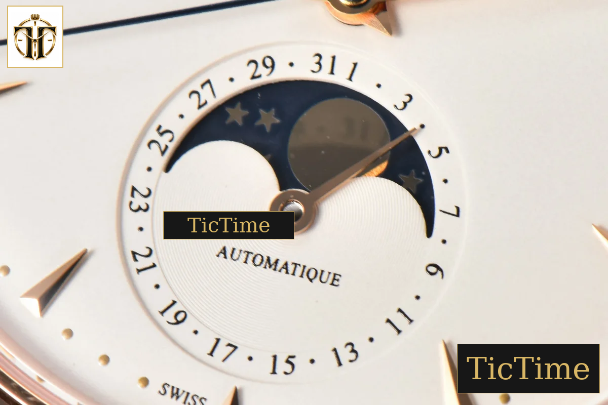 Master Ultra Thin Moonphase 1362520 39mm ZF RG White Dial Brown Leather Strap V3 A925 — foto 8