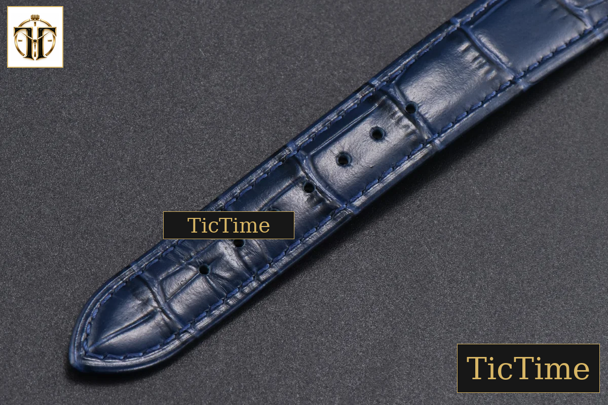 Rendez-Vous 36mm KZF SS Diamond Sky Blue Dial Blue Leather Strap 9015 — foto 20
