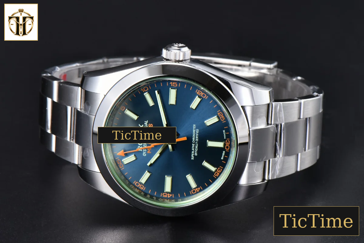 Milgauss 904L 116400GV 40mm VSF Blue Dial Green Crystal VS3131 — foto 12