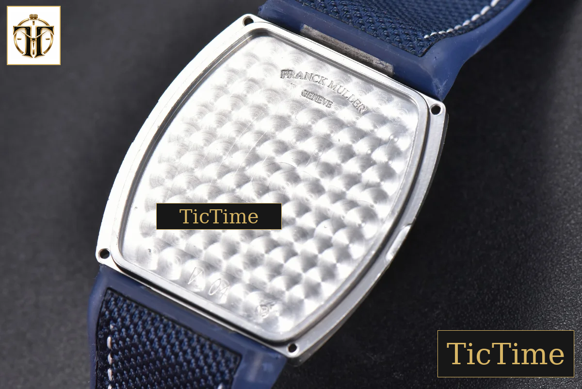Vanguard V45 ZF SS Full Diamonds Blue Textured Dial Blue Rubber Strap Miyota 9015 — foto 17